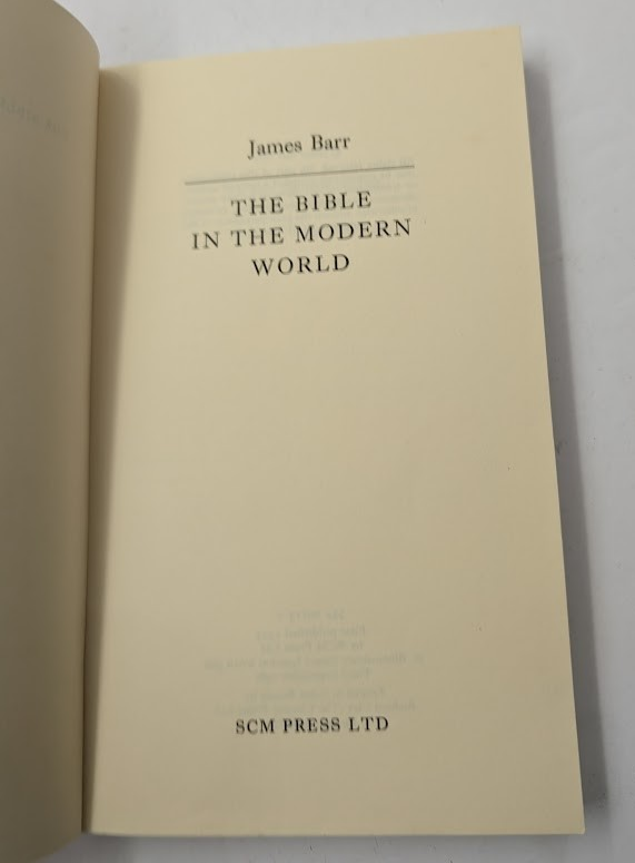 The Bible in the Modern World - actual copy, photograph 4