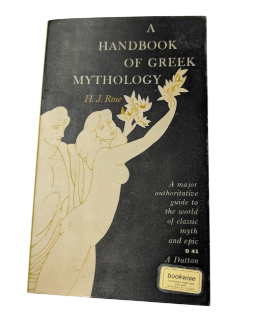 A Handbook of Greek Mythology by H. J. Rose - front cover