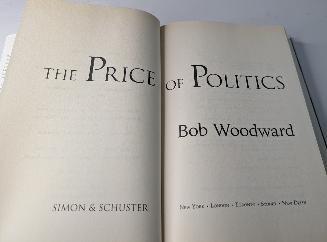 The Price of Politics - actual copy, photograph 4