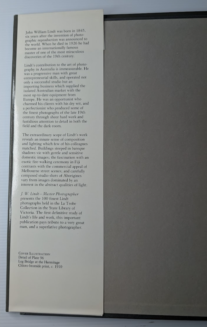 J.W. Lindt: Master Photographer - actual copy, photograph 5