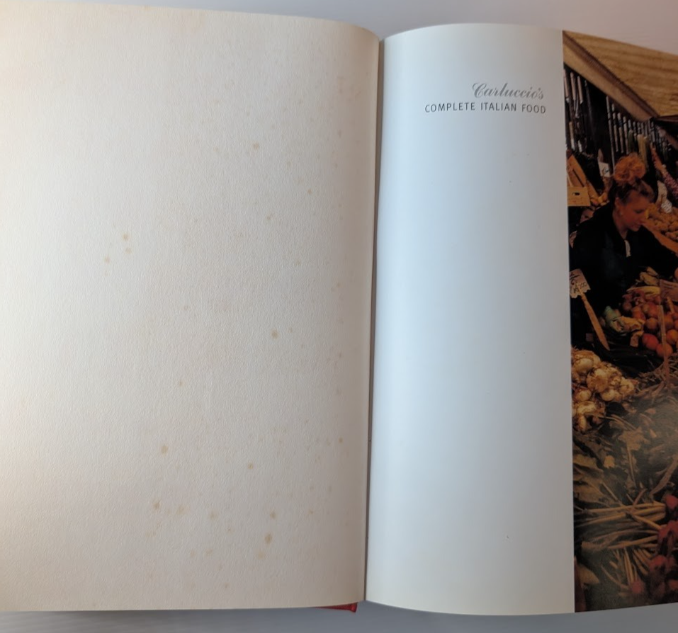 Carluccio's Complete Italian Food - actual copy, photograph 4