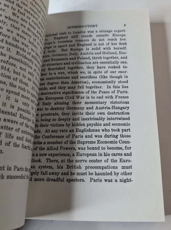 The Economic Consequences of the Peace, actual copy photo 6 of 8