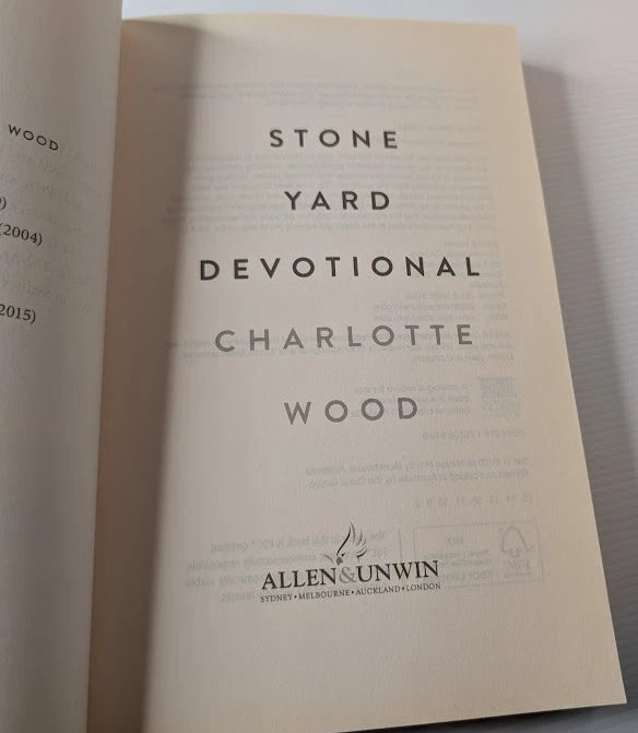 Stone Yard Devotional — actual copy, photo 4