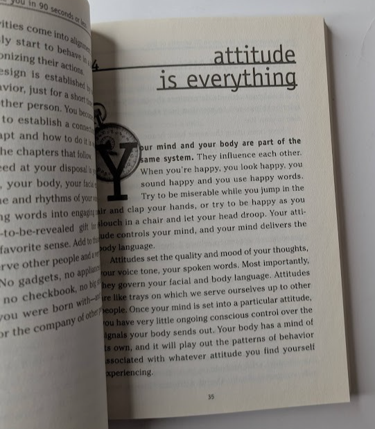How to Make People Like You in 90 Seconds or Less - actual copy, photograph 8