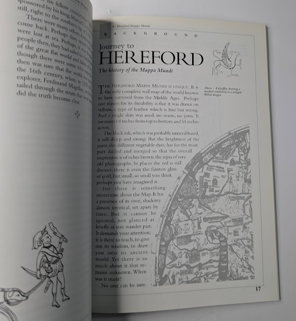 The Hereford Mappa Mundi: A Medieval View of the World - actual copy, photograph 4