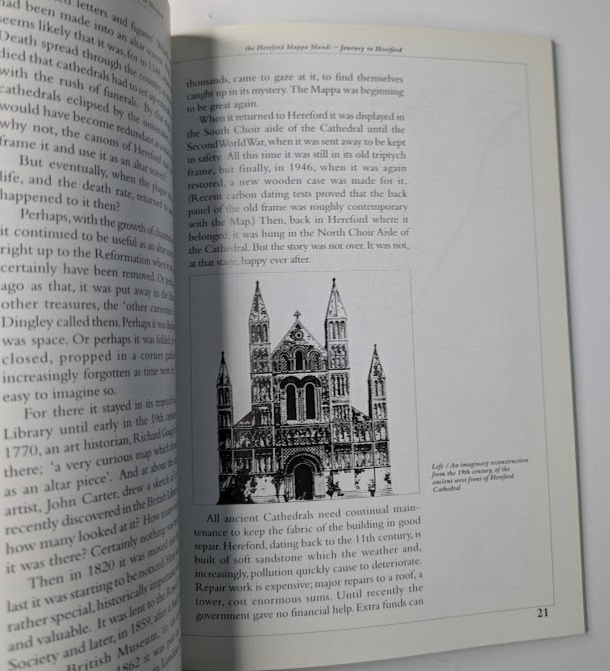 The Hereford Mappa Mundi: A Medieval View of the World - actual copy, photograph 5