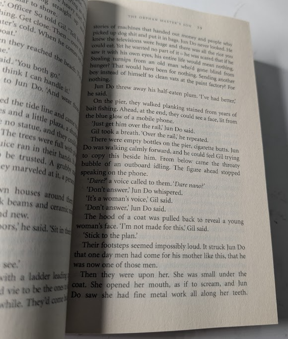 The Orphan Master's Son - actual copy, photograph 4