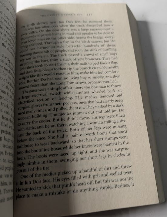 The Orphan Master's Son - actual copy, photograph 6