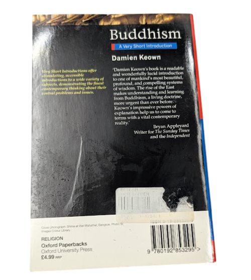 Buddhism: A Very Short Introduction - actual copy, photograph 2