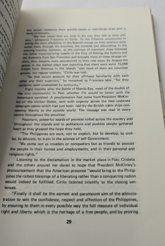 Without Chains Free: A Historical Narrative of the Philippines (Signed Copy) - actual copy, photograph 7
