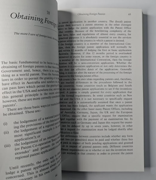 Inventions, Patents, Brands and Designs: The How, What, When and Where of Intellectual Property Protection - actual copy, photograph 5