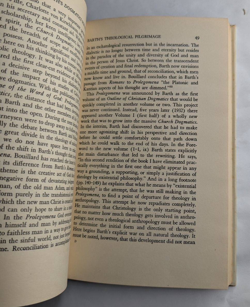An Introduction to Barth's Dogmatics for Preachers - actual copy, photograph 7