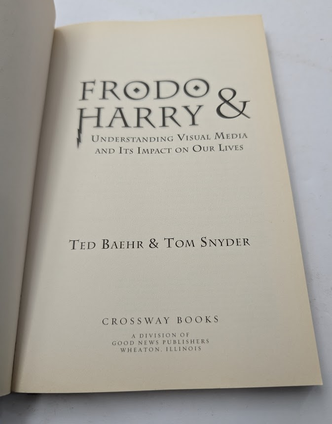 Frodo & Harry: Understanding Visual Media and Its Impact on Our Lives - actual copy, photograph 4