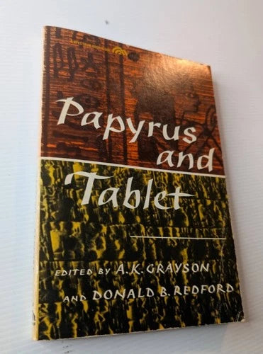 Papyrus and Tablet, actual copy photograph 1