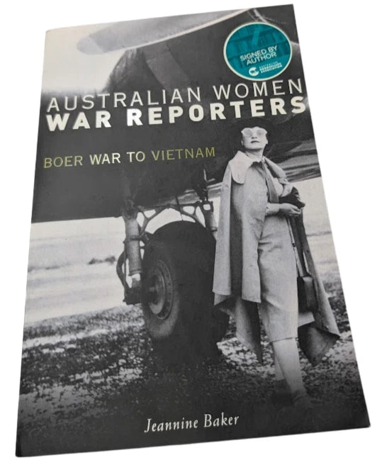 Australian Women War Reporters by Jeannine Baker - front cover