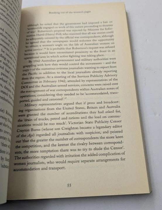Australian Women War Reporters by Jeannine Baker — actual copy, photo 8 of 8