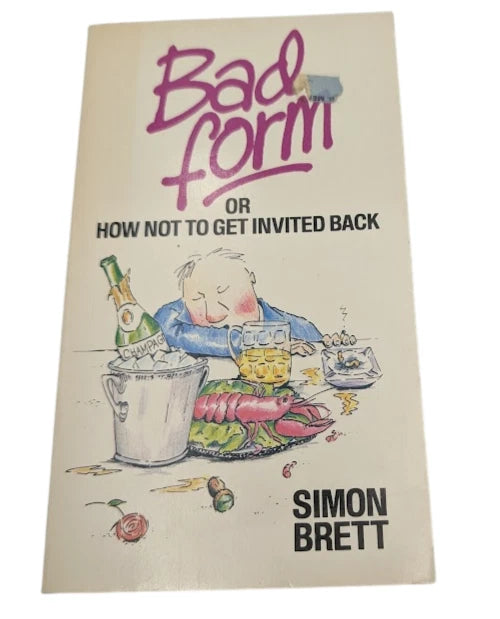 Bad Form by Simon Brett, copy photograph 1