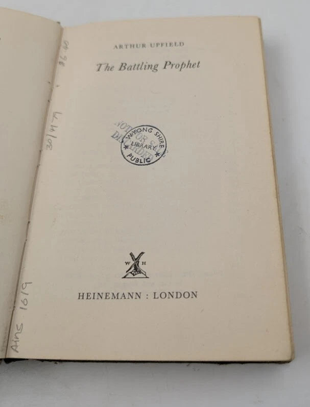 The Battling Prophet by Arthur W. Upfield, copy photograph 4