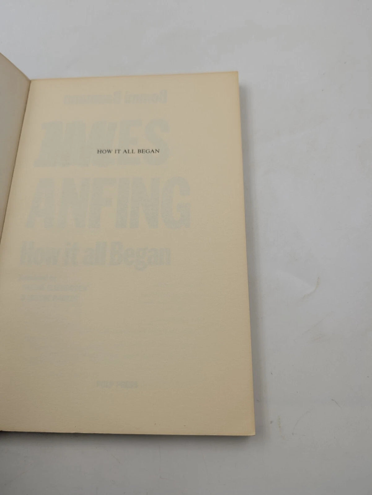 How It All Began, original copy photograph 5