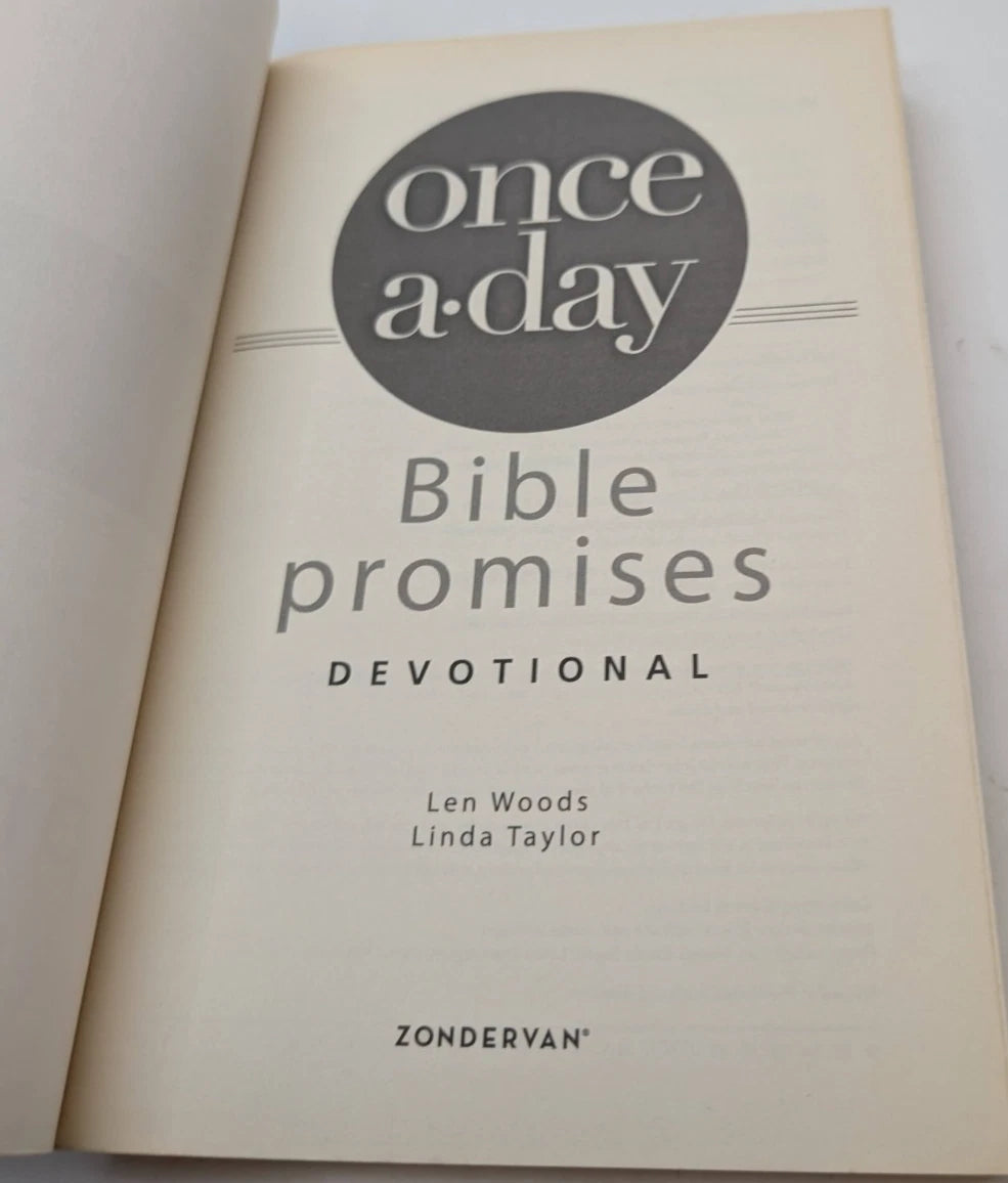 Once-A-Day Bible Promises Devotional, actual pre-owned copy, photo 5 of 8