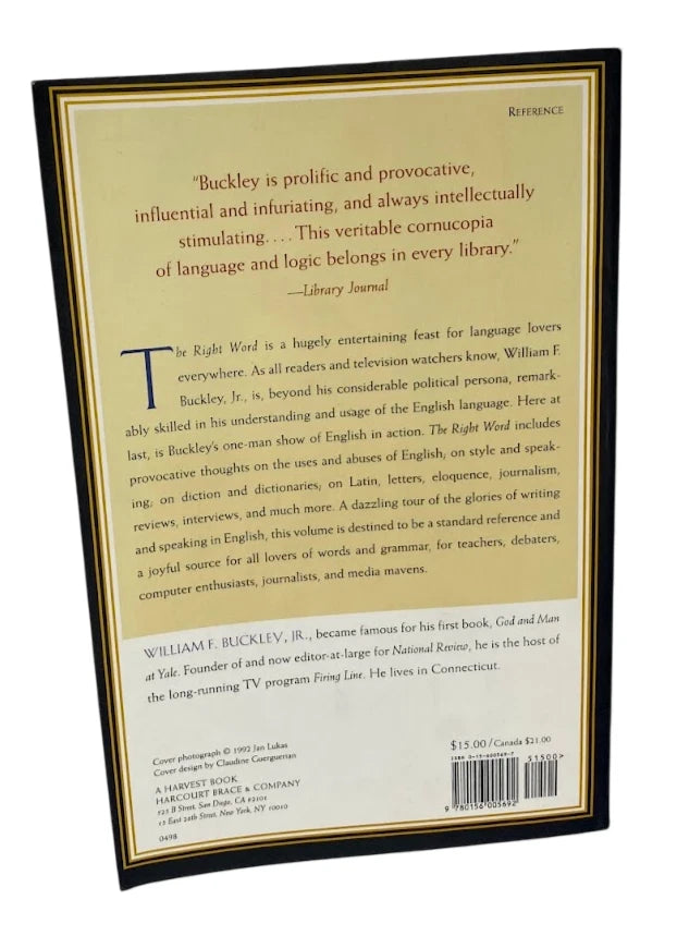 Buckley: The Right Word, Pearl Press photo 2