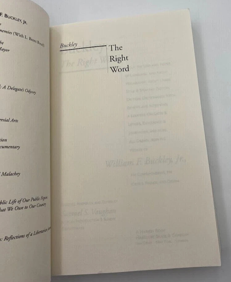Buckley: The Right Word, Pearl Press photo 4