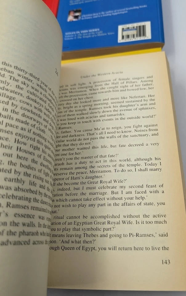 Christian Jacq four-book paperback bundle, photo 7