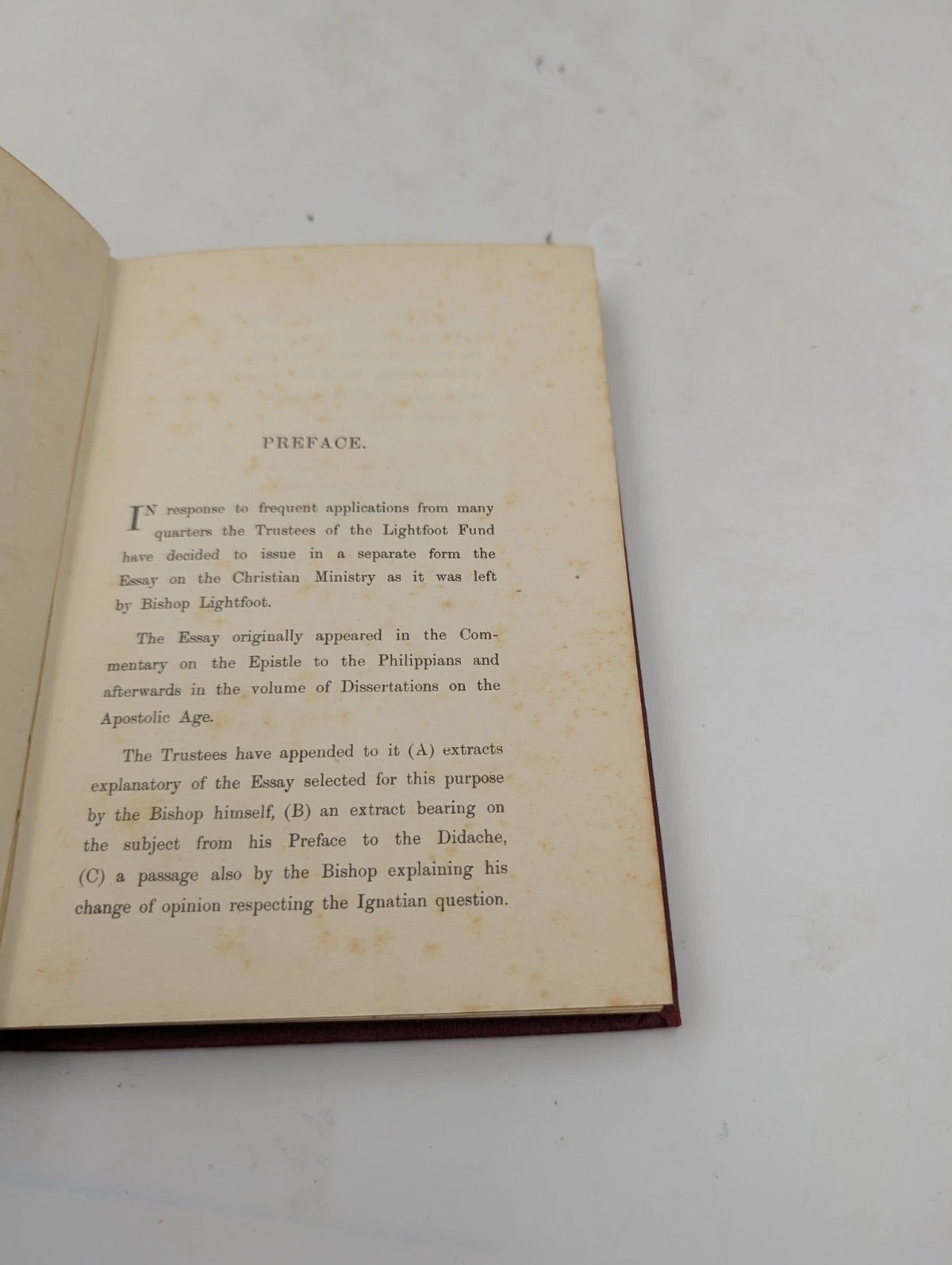 The Christian Ministry by J. B. Lightfoot, copy photograph 5