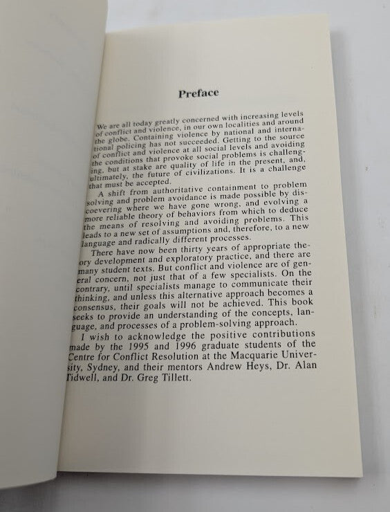 Conflict Resolution: Its Language and Processes by John W. Burton, exact copy, photograph 4 of 7