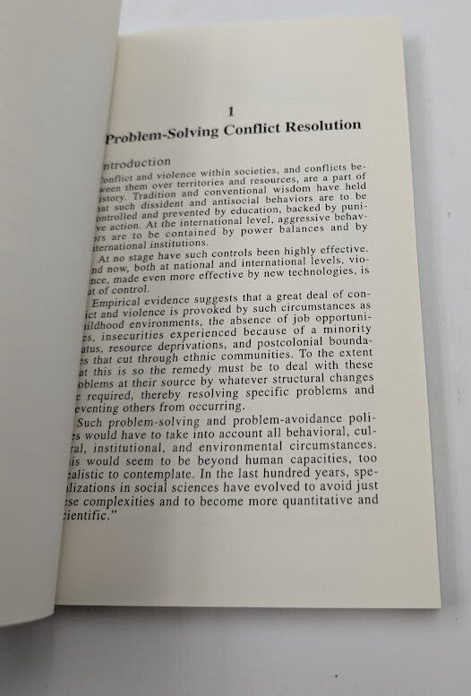 Conflict Resolution: Its Language and Processes by John W. Burton, exact copy, photograph 5 of 7