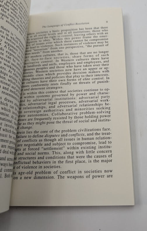 Conflict Resolution: Its Language and Processes by John W. Burton, exact copy, photograph 6 of 7