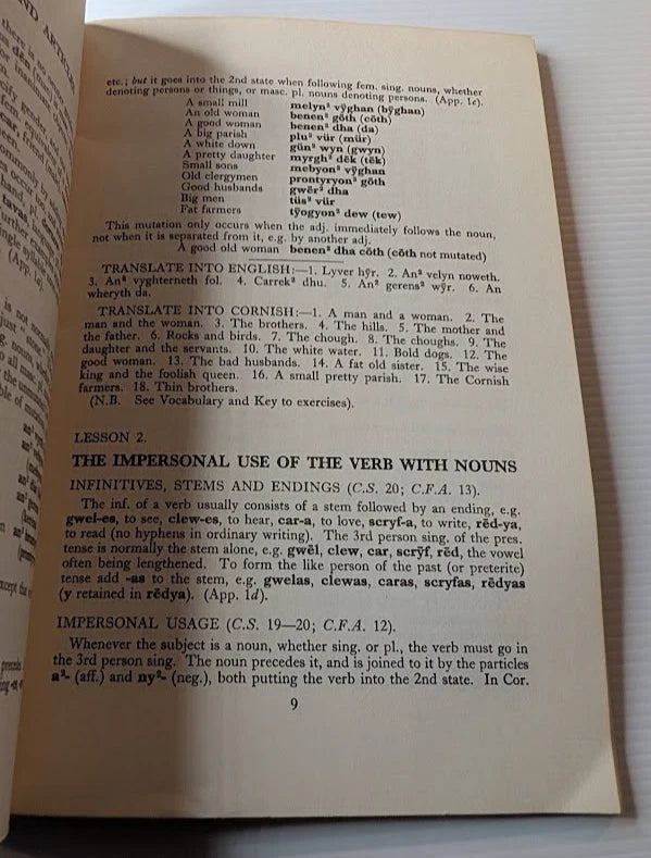 Cornish for Beginners by P. A. S. Pool – actual copy photo 6 of 10