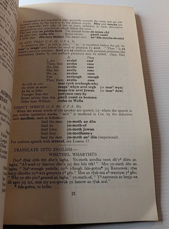 Cornish for Beginners by P. A. S. Pool – actual copy photo 7 of 10