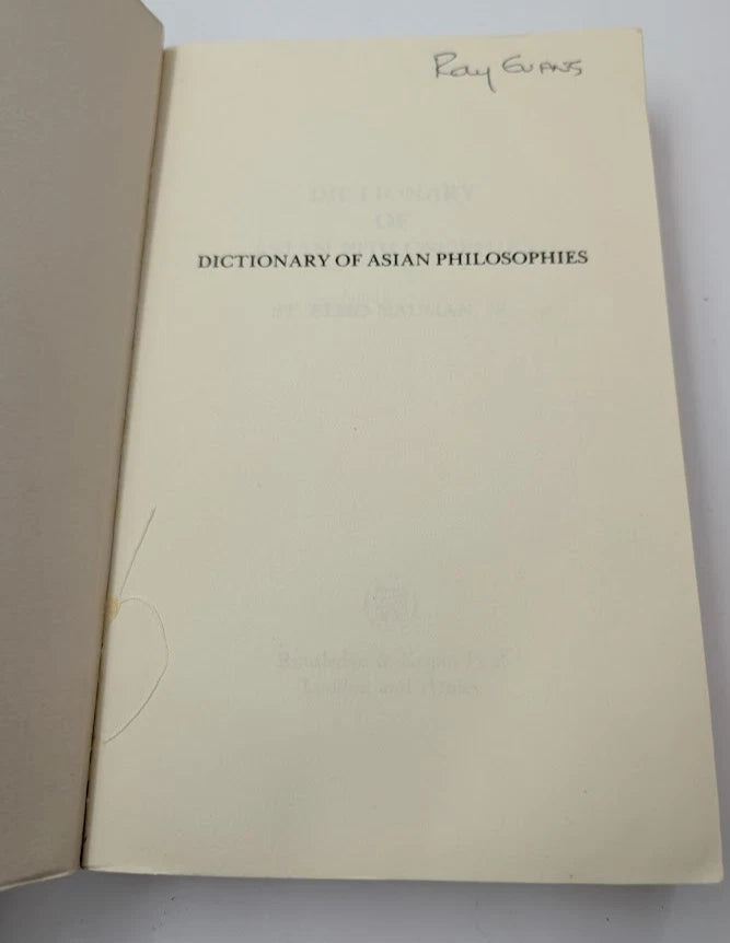 Dictionary of Asian Philosophies by St Elmo Nauman, actual copy, eBay photo 5 of 8