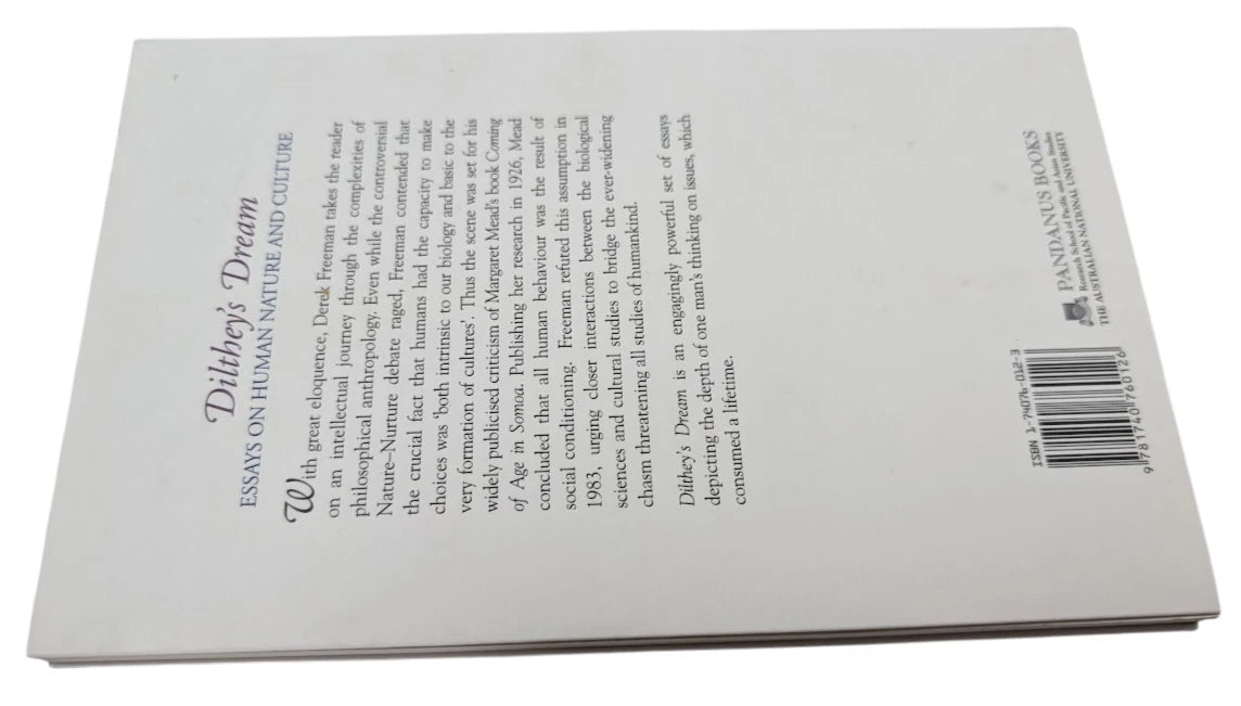 Dilthey’s Dream by Derek Freeman, original copy photograph 2