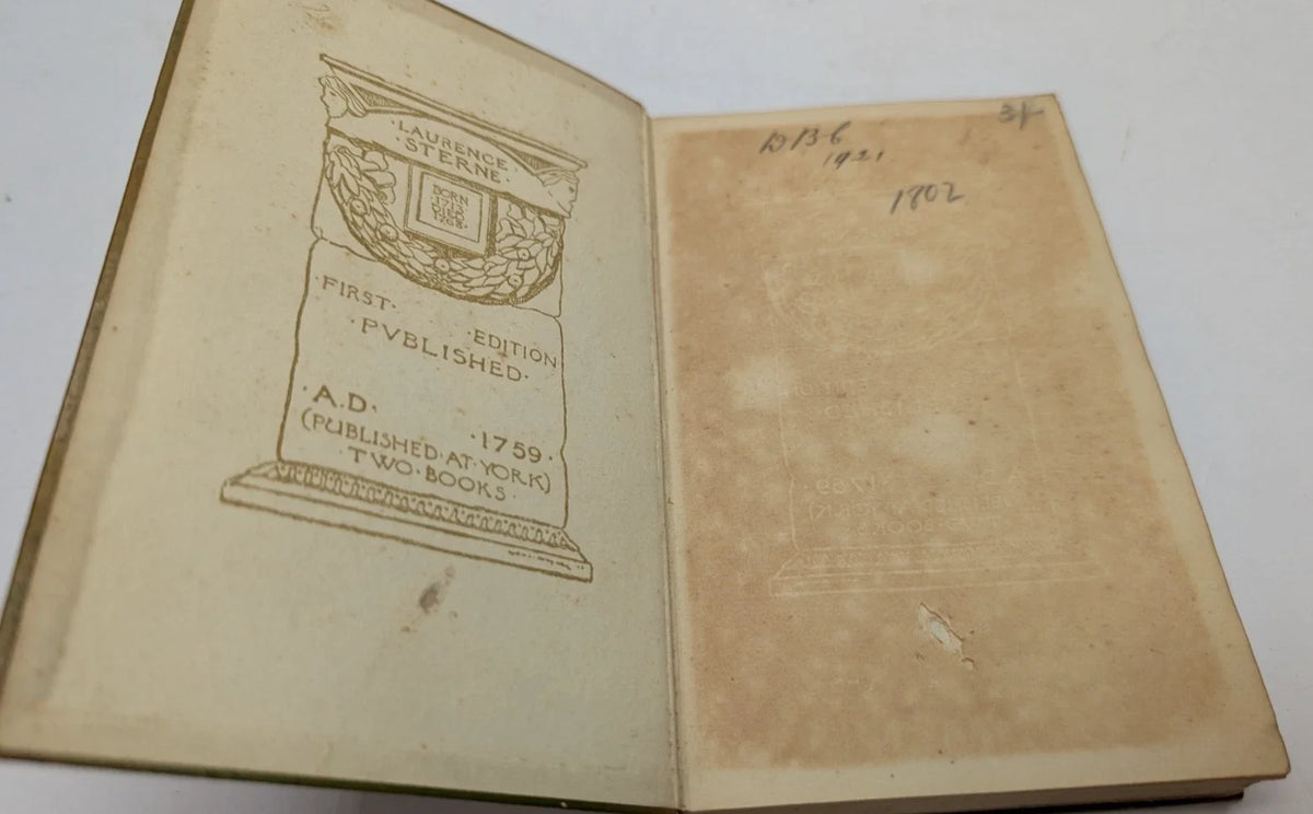 Tristram Shandy, volume 2, 1906 hardcover, photo 2