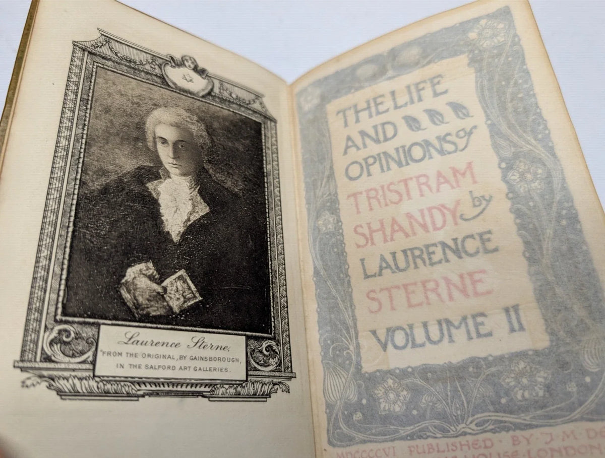Tristram Shandy, volume 2, 1906 hardcover, photo 4