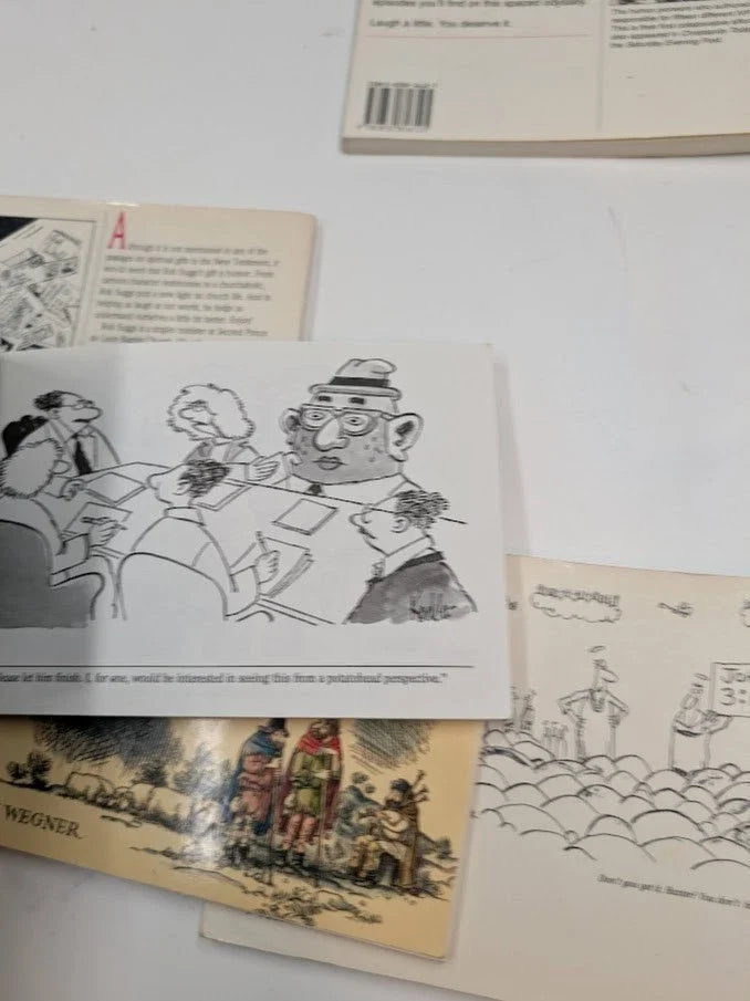 Cartoon books on churches and church life, nine-book lot, photo 4