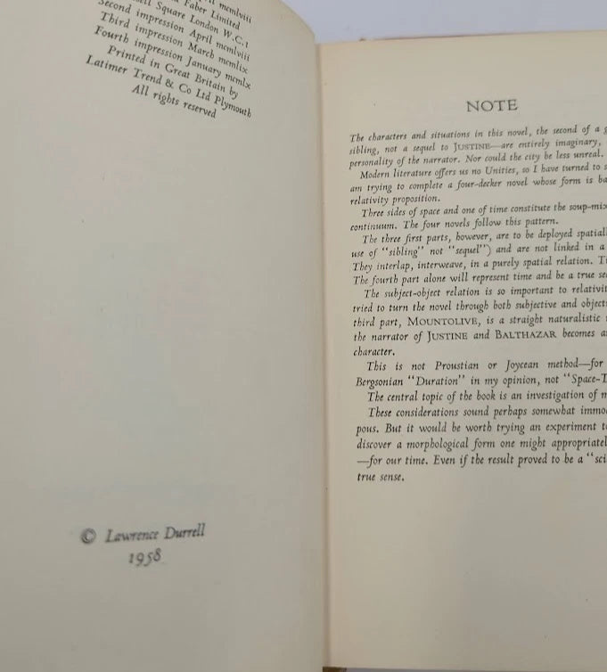 Lawrence Durrell four-book vintage bundle, Pearl Press photograph 8
