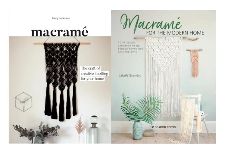 Two-book macramé craft bundle, Pearl Press photograph 1