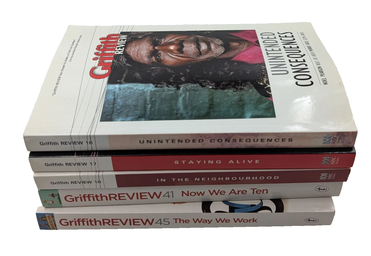Griffith Review five-volume collection, Pearl Press photograph 1