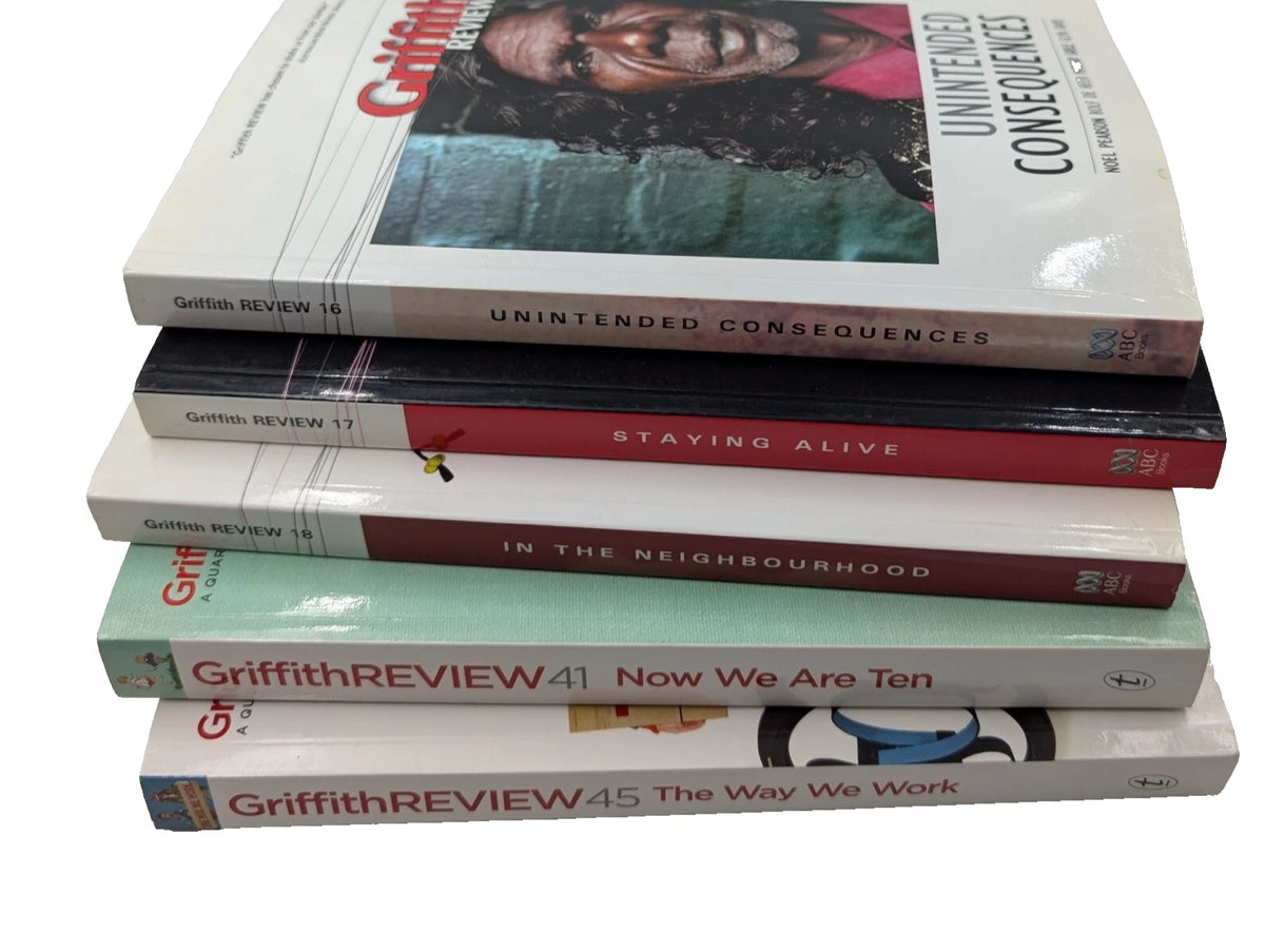 Griffith Review five-volume collection, Pearl Press photograph 2