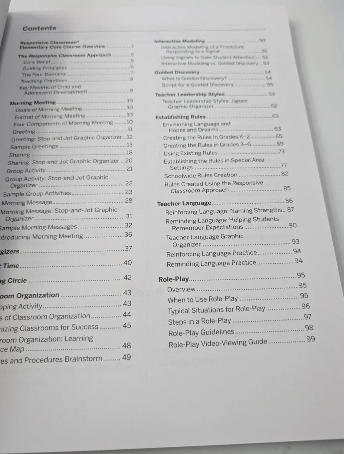 Elementary Core Course Resource Book - photograph 4