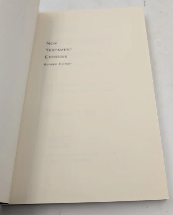 New Testament Exegesis Handbook Students Pastors Gordon Fee PB 1993 Theology, Pearl Press photograph 3