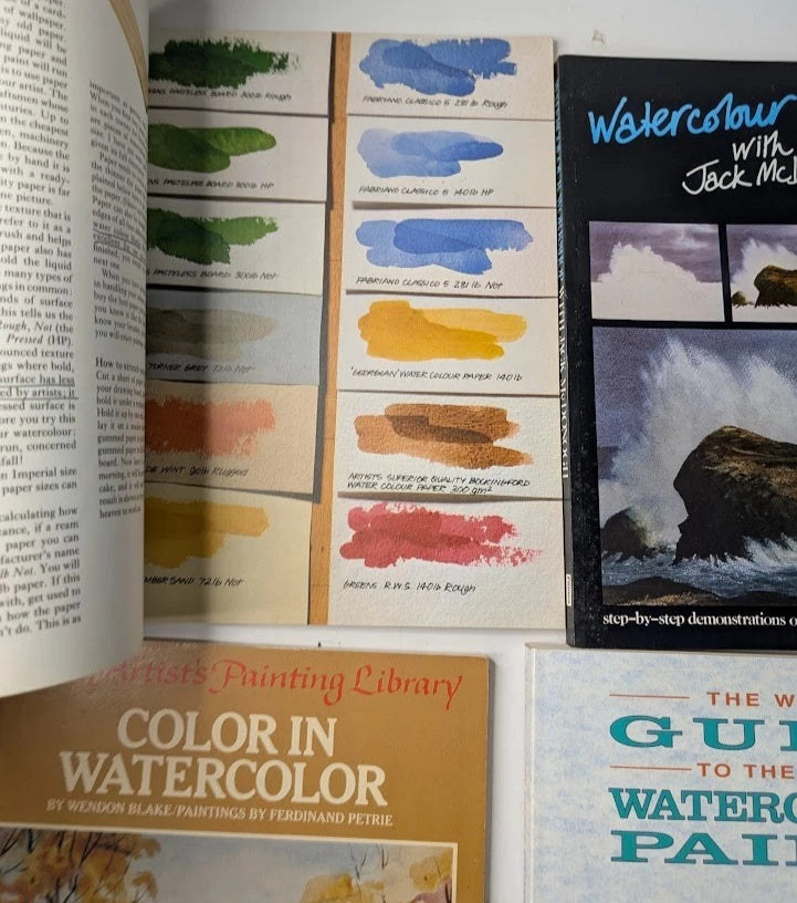 Four-book watercolour painting bundle, Pearl Press photograph 4