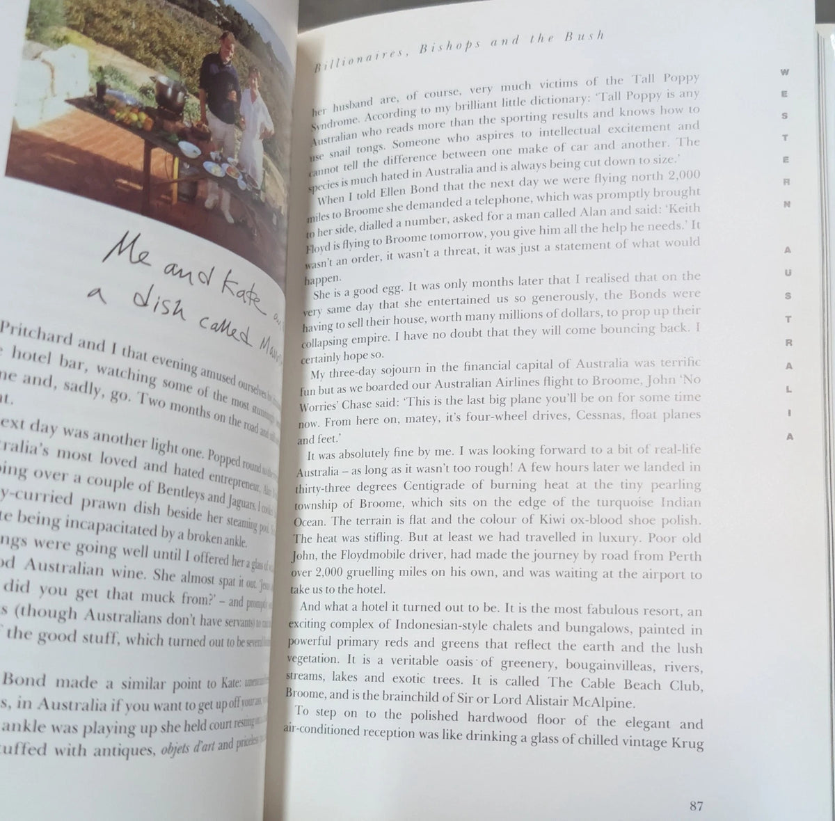 Floyd on Oz Feasts Fables Cook Down Under Keith Floyd PB 1992 Cooking Food, Pearl Press photograph 6
