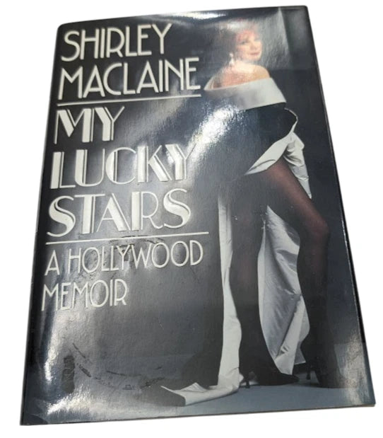 My Lucky Stars Hollywood Memoir Shirley MacLaine HC 1995 Actress Biography Film, Pearl Press photograph 1