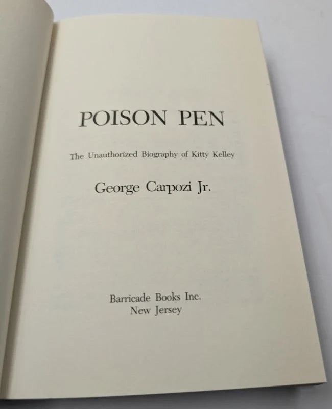 Poison Pen: The Unauthorized Biography of Kitty Kelley - photograph 4