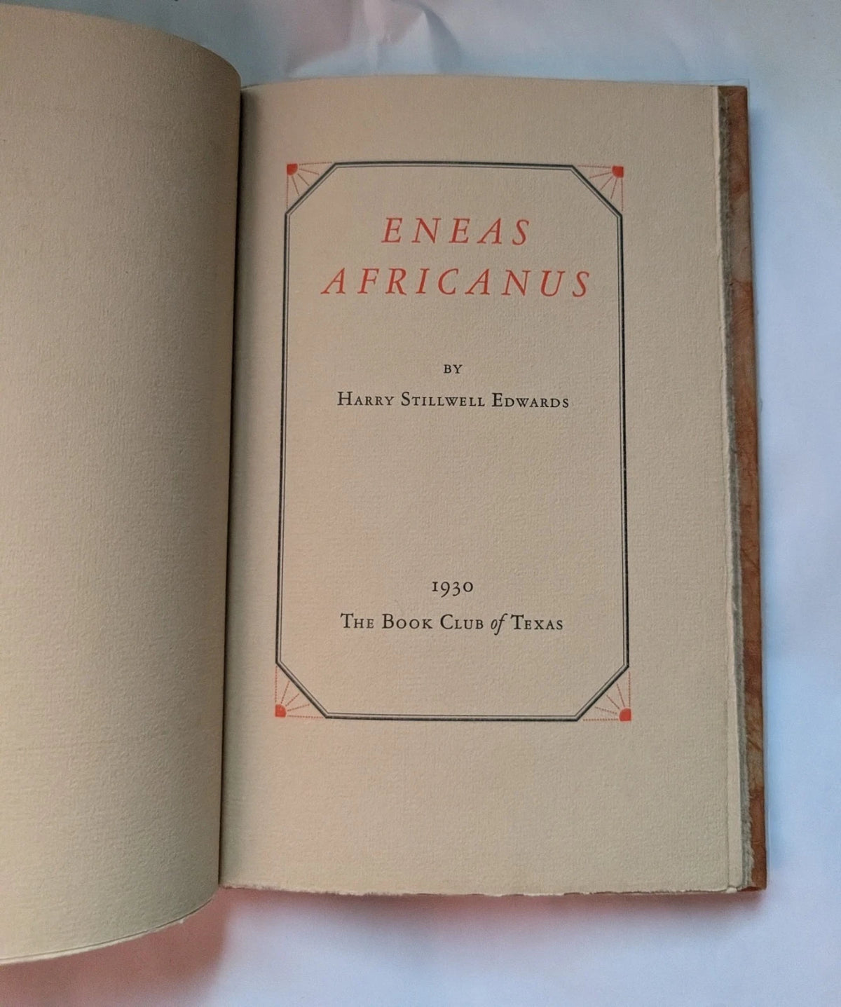 Eneas Africanus 1930 limited edition, Pearl Press photograph 4
