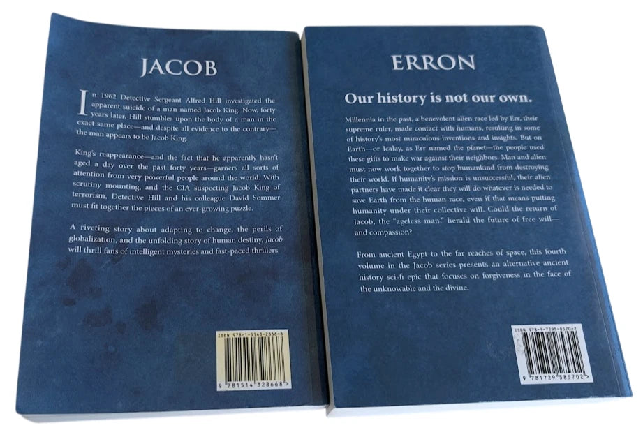 Jacob and Erron paperback bundle, Pearl Press photograph 2
